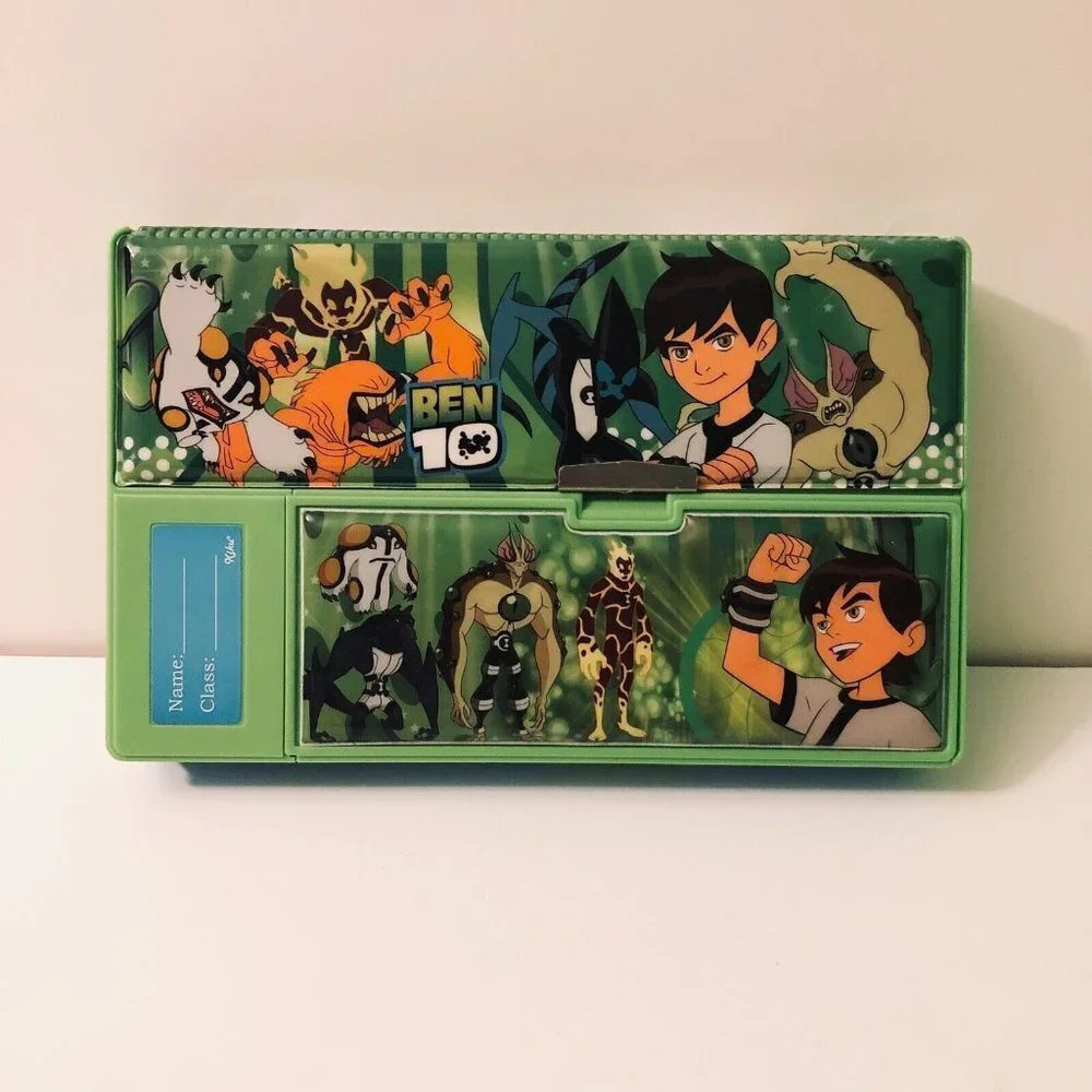 Ben 10 Pencil Case Box Multi Functional Magnetic Closure